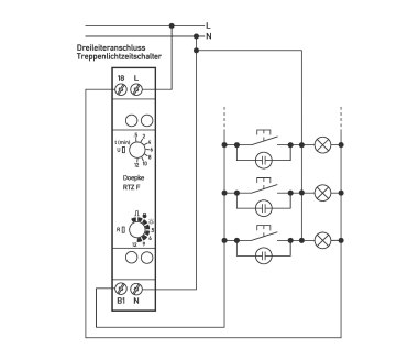 DOEP      RTZ F Treppenlichtzeitschalter 