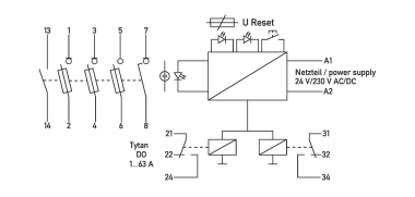 Doepke D0-Lasttrenner TYTAN  D0-63A/3p+N 