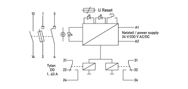 Doepke D0-Lasttrenner TYTAN  D0-63A/1p+N 