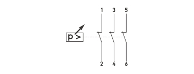 DOEP Druckschalter 4 -10,5 DSP 10-3NC1/2 