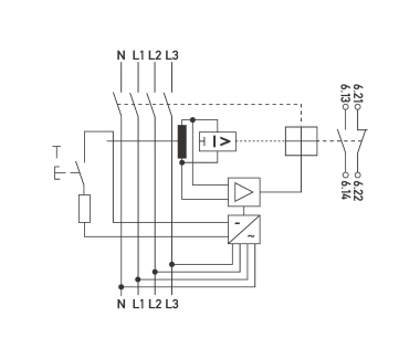 DOEP FI-Schutzs.    DFL8-160-4/0,03-B-SK 