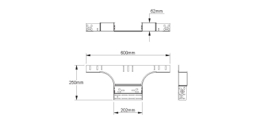 Niedax Anbau T-Stk f.KR    RTAC 60.200 S 
