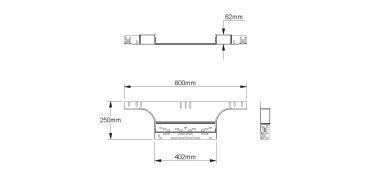 Niedax Anbau T-Stk f.KR    RTAC 60.400 S 