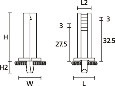 Hellermann TY5K3-PA66HS-NA(100) 