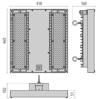PIL LED-Hallenpendelleuchte      3105894 