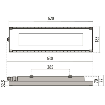 PIL LED-Feuchtraumleuchte 4000K  3101710 