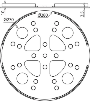 DEHN Unterlegplatte               102060 
