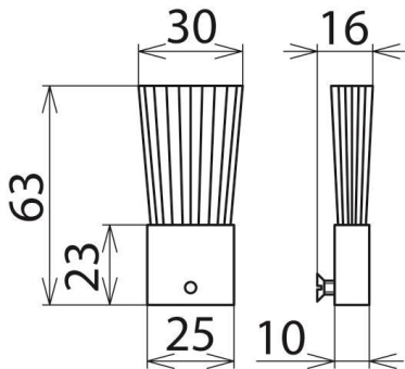 DEHN Ersatzbürsten-Satz lang  EP 25 L NS 