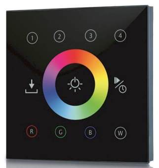 Rutec AC-DMX Touchpanel 4 ZONEN    80520 