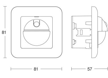 STEIN UP-Bewegungsmelder IR 180 EASY WS 