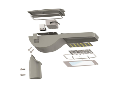 LAS LED Mastleuchte AVENTA   LS-AT40CW-B 
