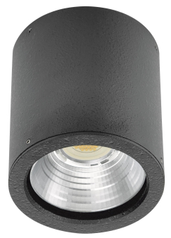 Albert Deckenaufbaustrahler sw    662380 