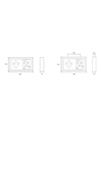 RP RZ-Leuchte Universal EB +    KDU411SC 