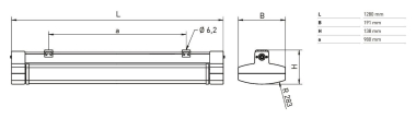 NORKA PRAG LED DB m1200,  4764906443-SG1 