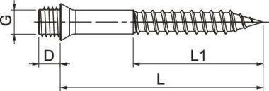 OBO HST 6x50 GA M6 Stockschraube 