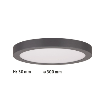 Paulmann Panel Abia Darkgrey       70988 