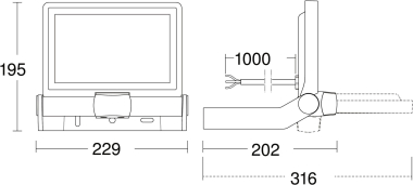 STEIN STRAHLER XLED ONE S weiß   065256 