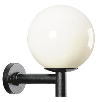 Albert Wandleuchte Alu sw 1xA65   660801 