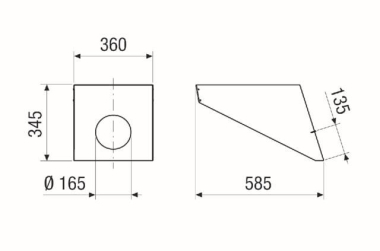 Maico Dachhaube für       PP 45 DH 36-45 