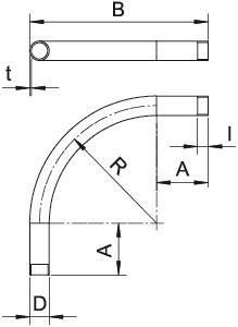 OBO SBNM25 G Stapa Gewindebogen 