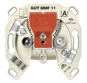 ASTRO BK-Modem-Durchgangsdose GUT MMF 11 