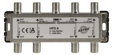 ASTRO Verteiler 8-fach 5-1218MHz   HFT 8 