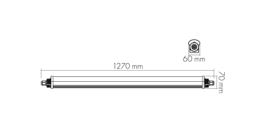 Nobile LED FR-Leuchte 1,2m    1621201047 