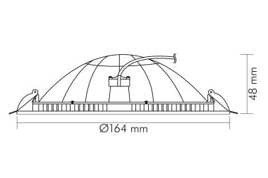 Nobile LED Coupole 160 R 12W  1581601012 