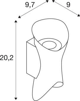 SLV MODELA WL up/down 10W CCT    1007806 