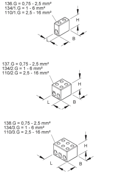 Kleinhuis Anschlussklemme          137.G 