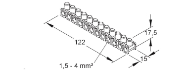 HKL PVC-Dosenklemme                465.N 