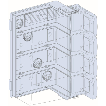 Schneider PrismaSeT-P, Verbin-  LVS04060 