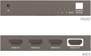 PureLink 3x1 HDMI 2.0 Switch  PT-SW-HD3A 