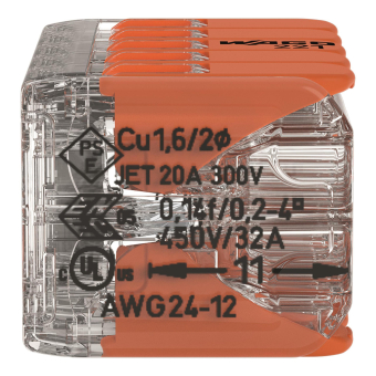 WAGO 221-420 Verbindungsklemme m.Hebeln 