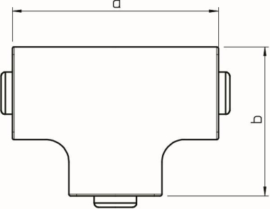 OBO WDK HT30045RW T-Stückhaube 30x45mm 