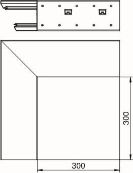 OBO GEK-SAA133110RW Außeneck 