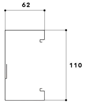 GGK 11785 Brüstungskanal-Unterteil BRS 