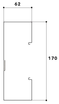 GGK 11750 Brüstungskanal-Unterteil BRS 