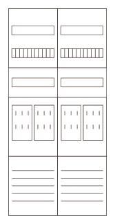 EATON ZSD-Z27B0019 Zählerfeld 2-  113074 