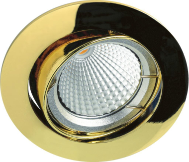 RUTEC Einbaustrahler messing   ALU5535-3 