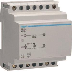 Hager Sicherheitstrafo 230V/12V    ST314 