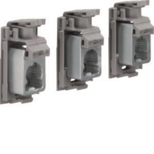 Hager Klemmen x160 3polig Alu    HYA005H 