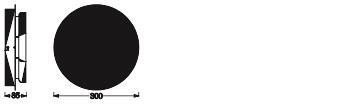 Ledvance SMART+ WIFI ORBIS WALL ROUND 