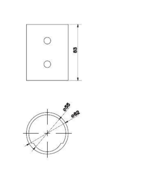 LEDV POLE REDUCTIONAREA 42/60 POLE 