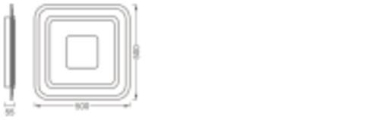 Ledvance SMART+ WIFI ORBIS SADDIE 500mm 