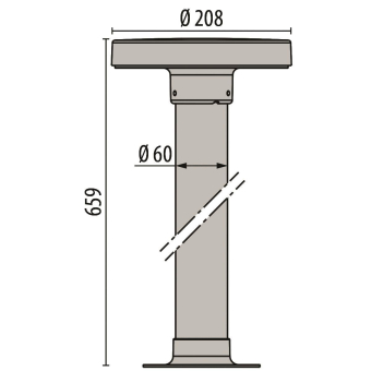 PIL LED Poller und Gartenleuchte  304086 