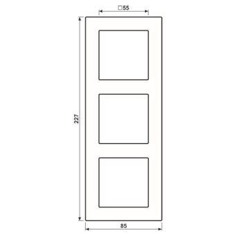Jung Rahmen 3f senkrechte u A 5583 BF CH 