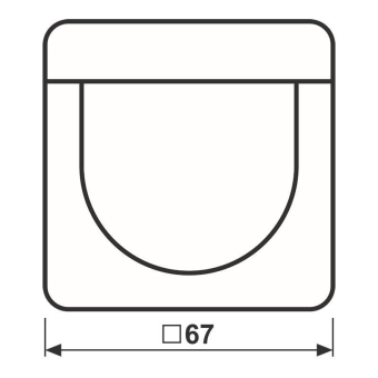 Jung Automatikschalter 2,2m    CD17280WW 