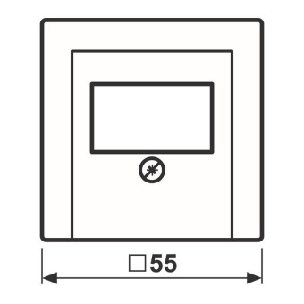 JG A 500 FM-Abdeckung TAE      A569PLTWW 