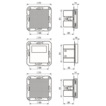 Jung Smart Radio DAB      DABA2BTWW 